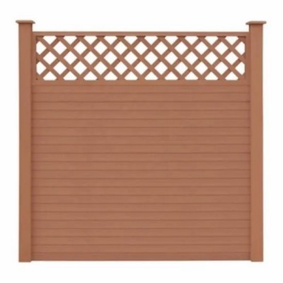 Wpc FenceWood Plastic Composite Fence For Landscape Designs