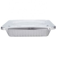 Half Size Foil Pans with Lids 9x13 Aluminum Pans with Covers  Disposable Food Containers With Dome Lid